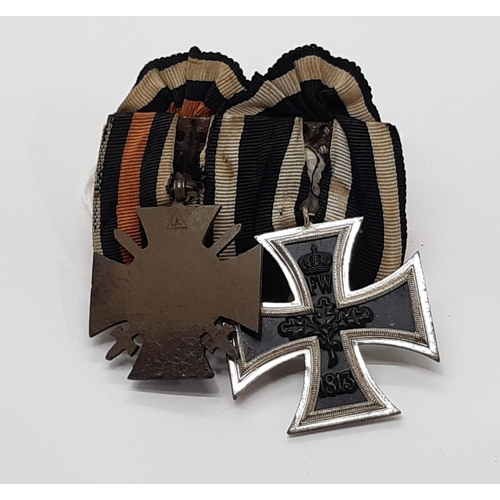 1800 - A 1914 Prussian (German) Iron cross and Hindenburg medal group.