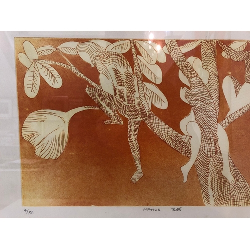 101 - Charles Blackman (Australian, 1928-2018) - 'Mango Tree' limited edition aquatint etching, signed, nu... 