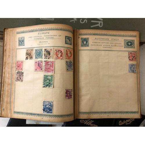 132 - Collection of sketchbooks, postage stamp album, and The Studio Library complete 8 part 'English Wate... 