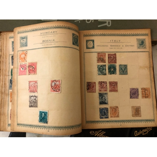 132 - Collection of sketchbooks, postage stamp album, and The Studio Library complete 8 part 'English Wate... 