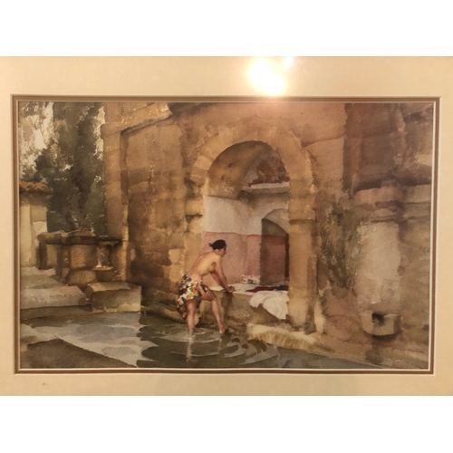 159 - Two prints After William Russell Flint together with one other after Jennifer Abbot, approx. 38 x 52... 