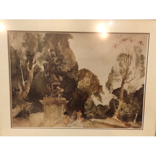 159 - Two prints After William Russell Flint together with one other after Jennifer Abbot, approx. 38 x 52... 