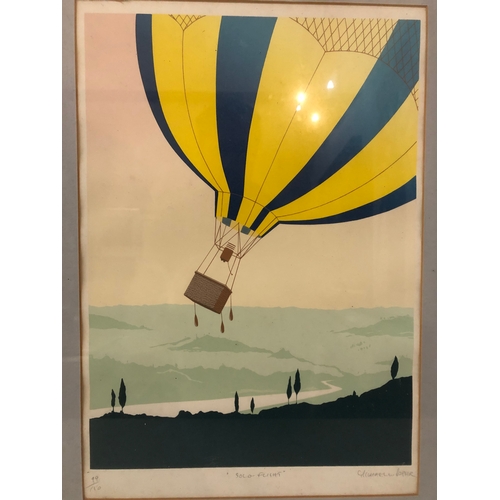 165 - Michael W. Potter - (British, b.1955) - 'Solo Flight' limited edition print, signed, titled and numb... 