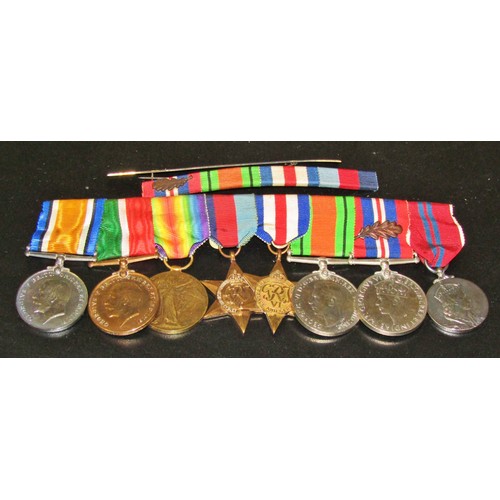 331 - The grouped medals of Squadron Leader F.V. Copperwheat, R.A.F Volunteer Reserve, to include a 1918 B... 