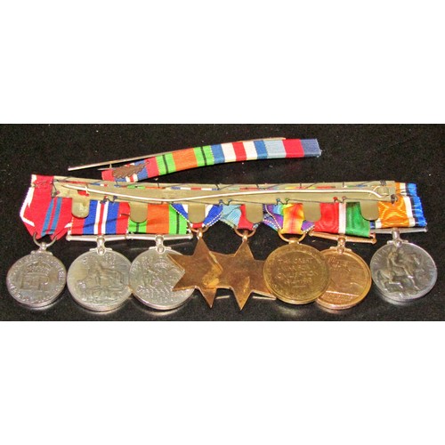 331 - The grouped medals of Squadron Leader F.V. Copperwheat, R.A.F Volunteer Reserve, to include a 1918 B... 