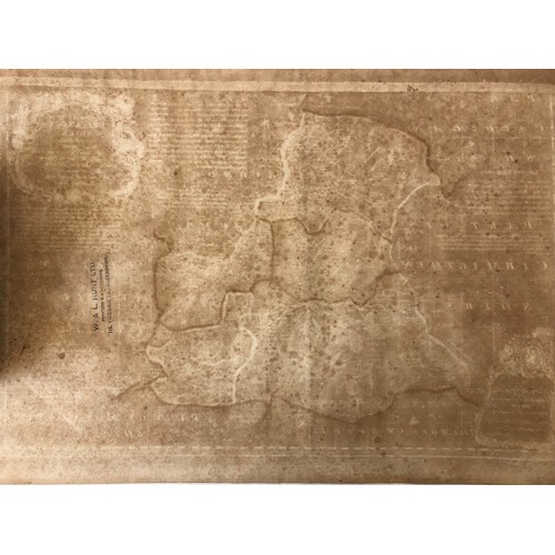 127 - Thomas Kitchin (1719-1784) - 'an Accurate Map of Brecknockshire, drawn from an actual survey', 18th ... 