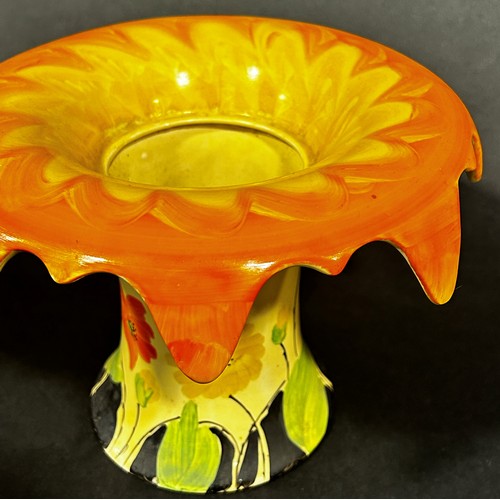 1077 - Myott & Co orange vase