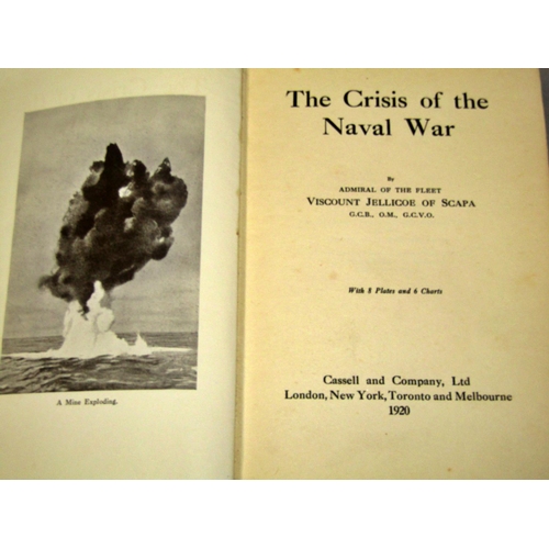 816 - Miscellaneous collection of books including local interest -  The Crisis of Naval War (1920) Westwar... 