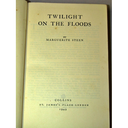 822 - Collection of literature and hovels including Twilight on the Floods (1949) and The Sun Is My Undoin... 