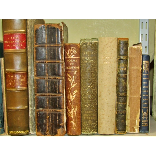 849 - Collection of antiquarian books.  The Geographical Journal (1893) Londoniana (1829) Oliver Twist (18... 