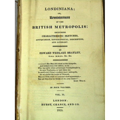 849 - Collection of antiquarian books.  The Geographical Journal (1893) Londoniana (1829) Oliver Twist (18... 