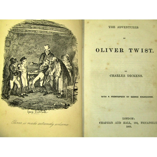 849 - Collection of antiquarian books.  The Geographical Journal (1893) Londoniana (1829) Oliver Twist (18... 