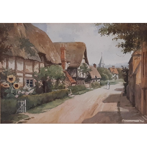 735 - A H Livens (1862-1936) - 'Rural England' (1925), watercolour on paper, signed and dated lower right,... 