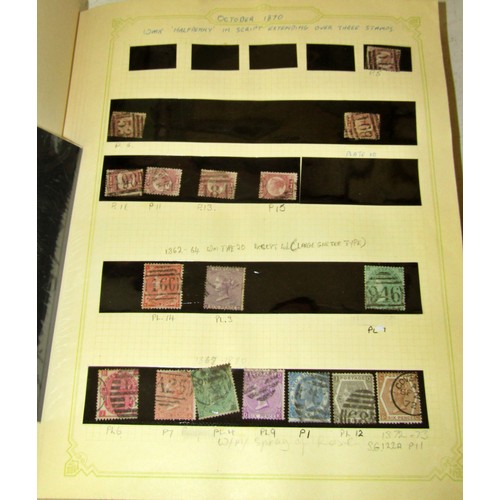 885 - A genuine unpicked Great Britain collection in a loose leaf album, including 2 x 1840 1d blacks both... 