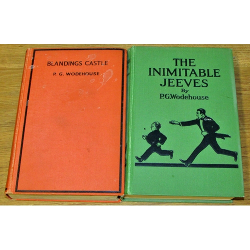 815 - Early 20th century collection of P G Wodehouse novels including Piccadilly Jim, Hot Water and Very G... 