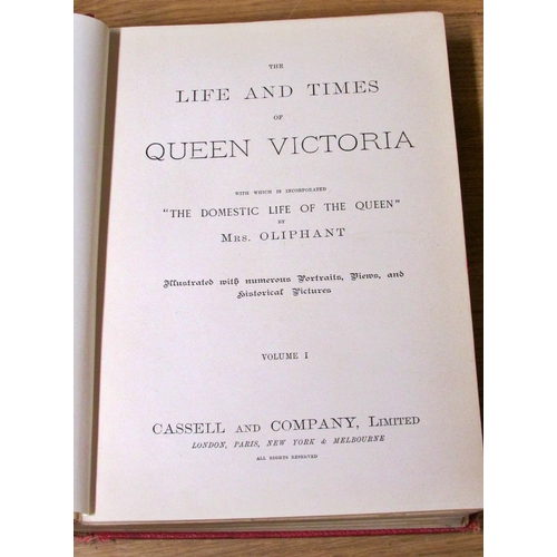 818 - Collection of Victoriana to include Cassell's The Life and Times of Queen Victoria (4 volumes) Lette... 