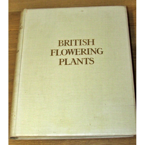 828 - British Flowering Plants - Mrs Henry Perrin - four volumes (1914) with extensive colour plate illust... 