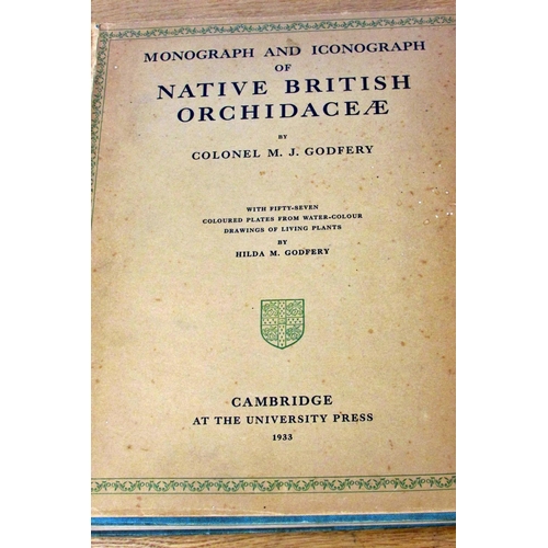 842 - The Wild Orchids of Britain (limited edition 822/1140) together with Monograph and Iconograph of Nat... 