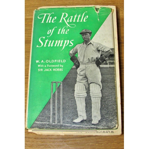 844 - Cricket and other sporting books and memorabilia to include Ten Great Innings & Ten Great Bowlers by... 