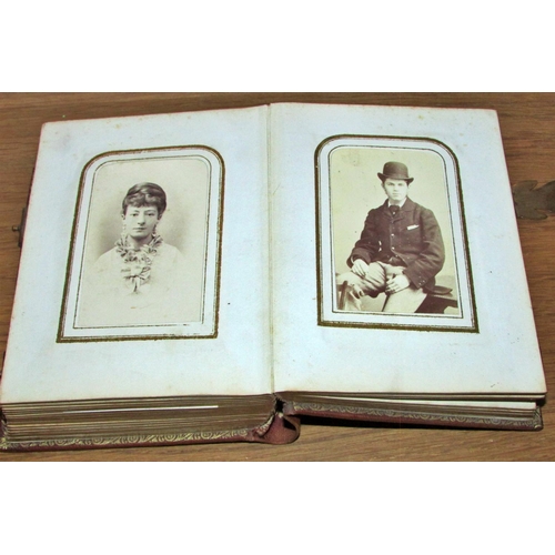 846 - Extensive collection of photographs including local interest and portraiture in four antique albums ... 