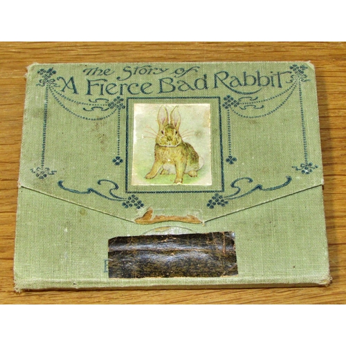 852 - Three Beatrix Potter books - The Story of a Fierce Bad Rabbit (1906) in fold-out format, The Tale of... 