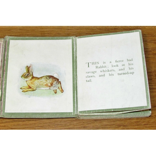 852 - Three Beatrix Potter books - The Story of a Fierce Bad Rabbit (1906) in fold-out format, The Tale of... 