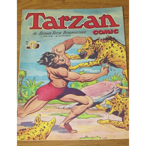 863 - Tarzan adventure comics - approx 300 - from circa 1953 vol 2 number 7 to 1959 vol 9 number 1 - publi... 