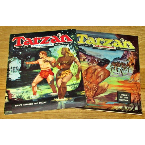 863 - Tarzan adventure comics - approx 300 - from circa 1953 vol 2 number 7 to 1959 vol 9 number 1 - publi... 