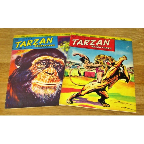 863 - Tarzan adventure comics - approx 300 - from circa 1953 vol 2 number 7 to 1959 vol 9 number 1 - publi... 