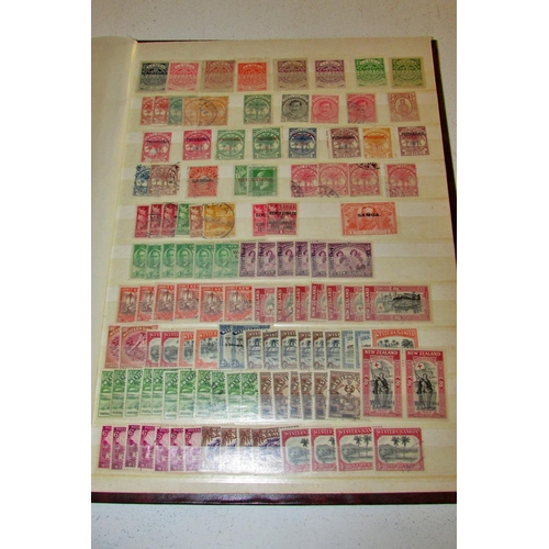 869 - 8 stockbooks, containing a alrge quantity of commenwelth mint and used QV-QE11. Many sets and much d... 