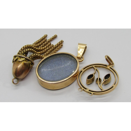 320 - Mixed collection of antique and later jewellery to include a pair of Aesthetic Movement type drop ea... 