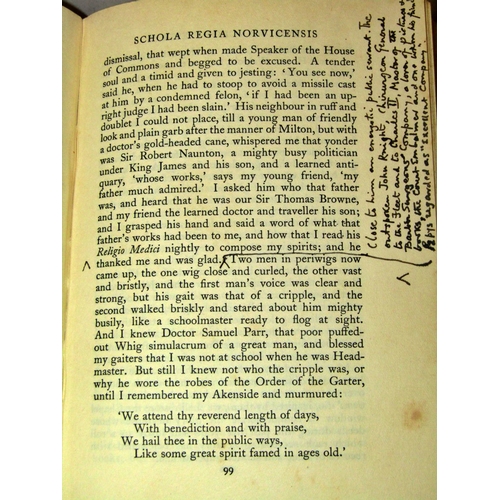 823A - The Mancroft Essays 1923 by Arthur Michael Samuel, leather bound edition (annotated by the author) i... 