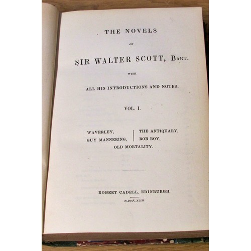 812 - Antiquarian interest to include Waverley Novels (1843) (5 volumes) The Tales and Poems of Edgar Alla... 