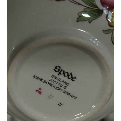 148 - Large collection of Spode Marlborough Sprays pattern dinnerware comprising dinner plates, tea plates... 