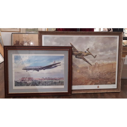 737 - Military Interest - Two limited edition prints by different artists, to include: John Young - 'Damag... 