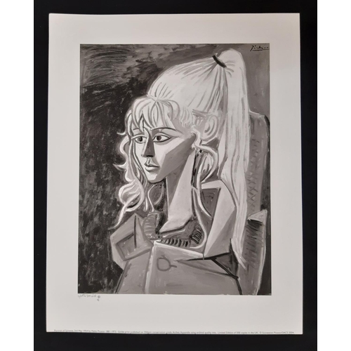 765 - After Pablo Picasso (1881-1973) - 'Portrait of Sylvette', limited edition (21/500) giclee print on 3... 