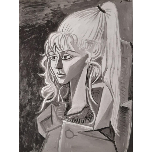 765 - After Pablo Picasso (1881-1973) - 'Portrait of Sylvette', limited edition (21/500) giclee print on 3... 