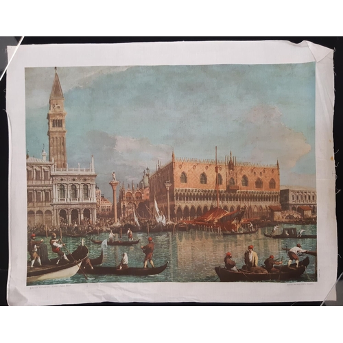 767 - Large quantity of 20th century Beatrice D'Este Milano reproduction prints on canvas of classical and... 