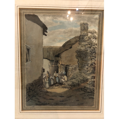 783 - Three Watercolours: Ernest Parkman (Bristol Interest) - Two Lewins Mead street scenes, both signed b... 