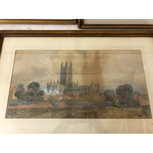 788 - Four late 19th-early 20th century watercolours by different artists to include: Emily Wooding - two ... 