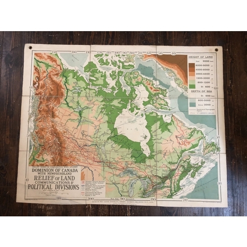 796 - The London Geographical Institute - Nine maps to include six on Europe: Summer Climate, Winter Clima... 