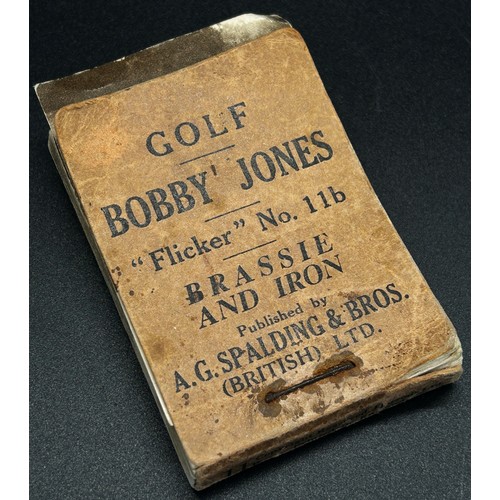 453 - Bobby jones golfing flick book number 11b brassie and iron