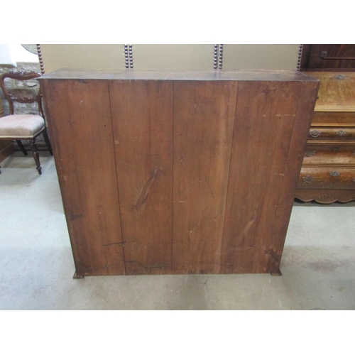 1231 - A Victorian mahogany bookcase enclosed by a pair of rectangular glazed panelled doors 112 cm high x ... 