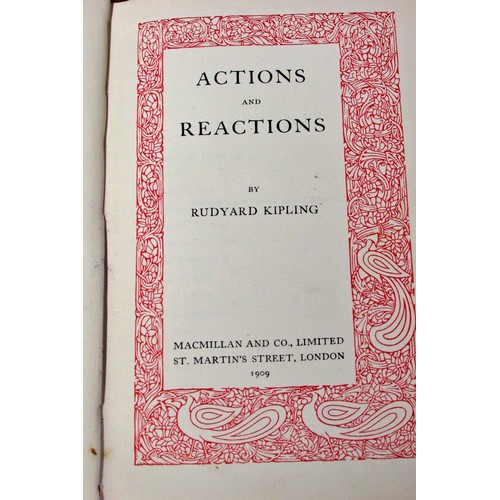 845B - Extensive collection of works by Rudyard Kipling to include The Jungle Book (1908), The Day's Work (... 