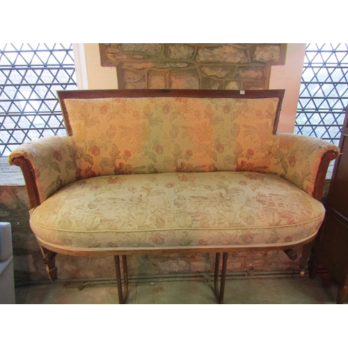 1278 - An inlaid Edwardian two seat parlour sofa