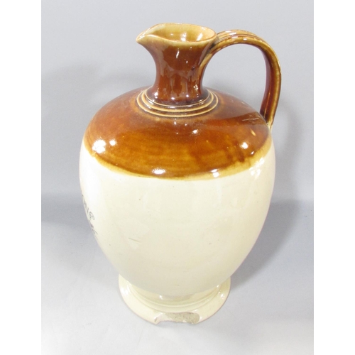 539A - A glazed stoneware Ewer for P D Perfection Scotch Whisky by Peter Dawson Ltd Distillers Dufftown & G... 