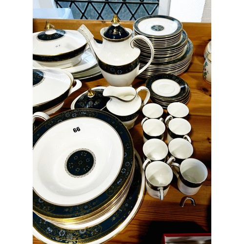 66 - Royal Doulton Carlyle dinner service for eight comprising dinner plates, side plates, tea plates, gr... 