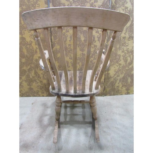 1185 - A Windsor lathe back rocking chair