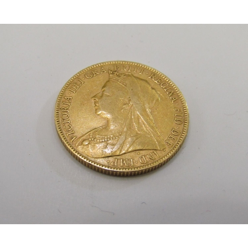 874 - An 1896 full sovereign