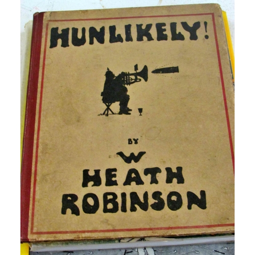 638 - An extensive collection of books from the Robinson family, to include: W. Heath Robinson - invention... 